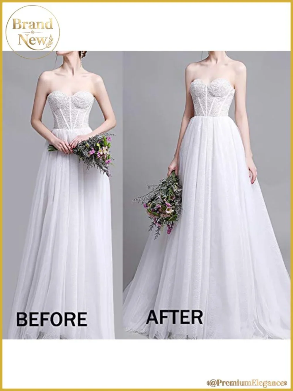 Ankle Length Petticoat Bridal Wedding Slip Hoopless Crinoline Underskirt